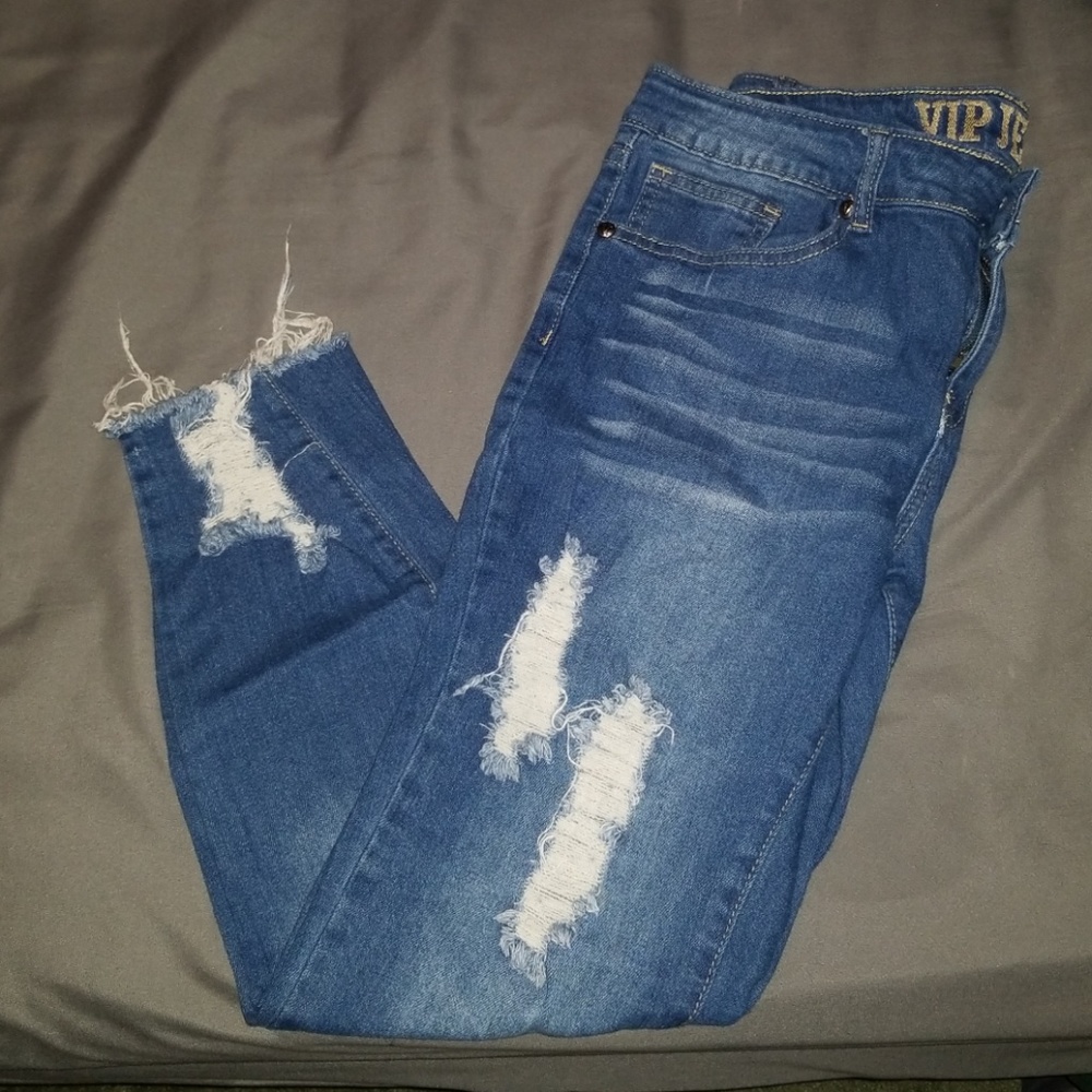 Capri Cut-off Jeans